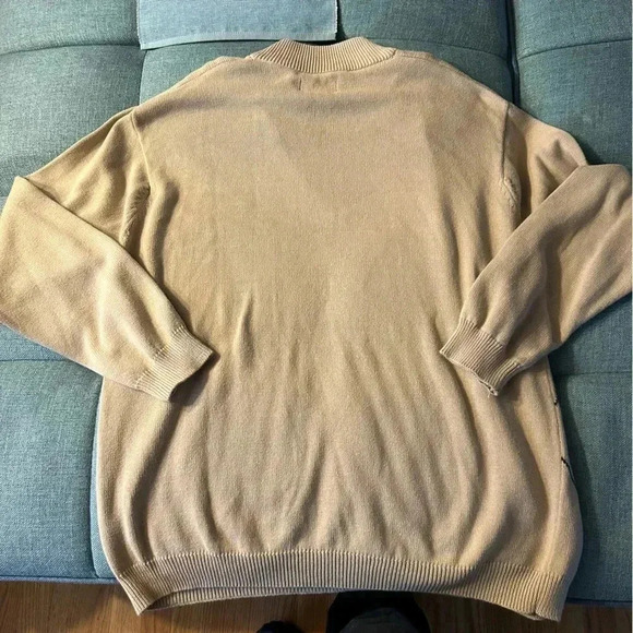 Oak Hill Sweater Mens Size 3XLT 1/4 Zip Cowl Neck Comfort Stretch - Picture 5 of 5